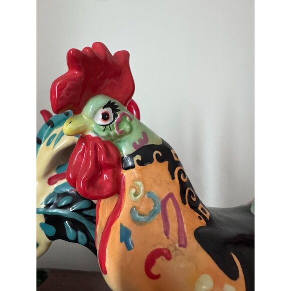 🐓 Vintage Poultry in Motion Roosters – Set of 2 Collectible Figures - Picture 14 of 14